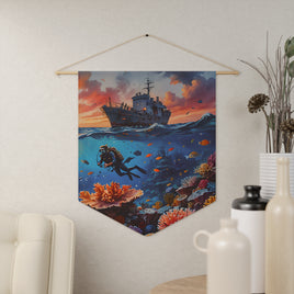 Underwater Diver & Ship Pennant
