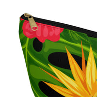 Bird of Paradise & Plumeria Accessory Pouch