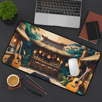 Island Tiki Bar Guitar Desk Mat