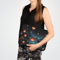 Magical Serene Lanterns Laptop Sleeve