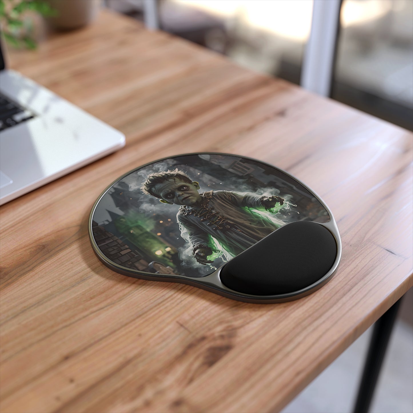 Rise of Kid Frankenstein Mouse Pad with Wrist Rest