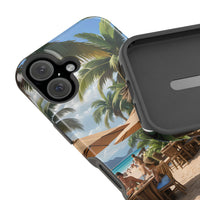 Tropical Beach Bar Magnetic Tough Phone Case
