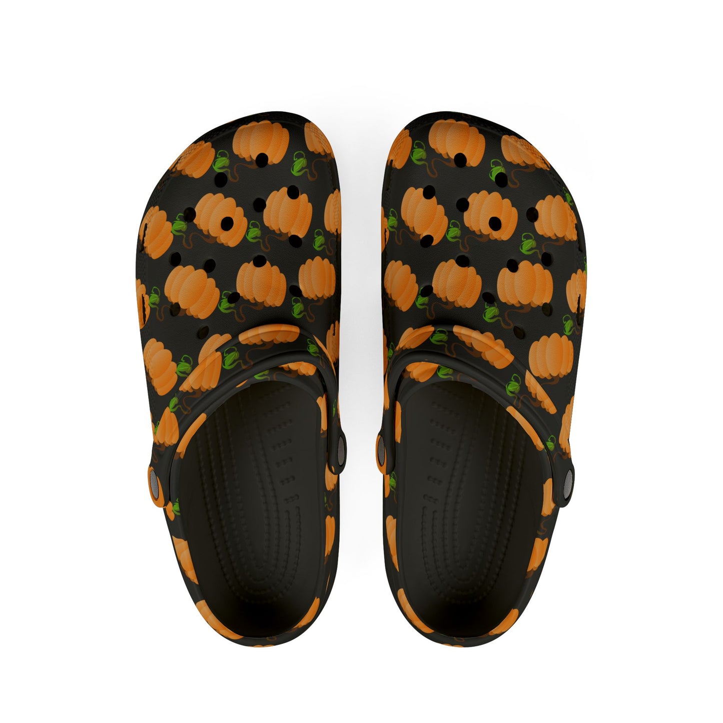 Halloween Pumpkin Pattern Clogs