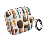 Artistic Paintbrush Pattern AirPods Case