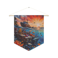 Sunset Shipwreck Coral Reef Pennant