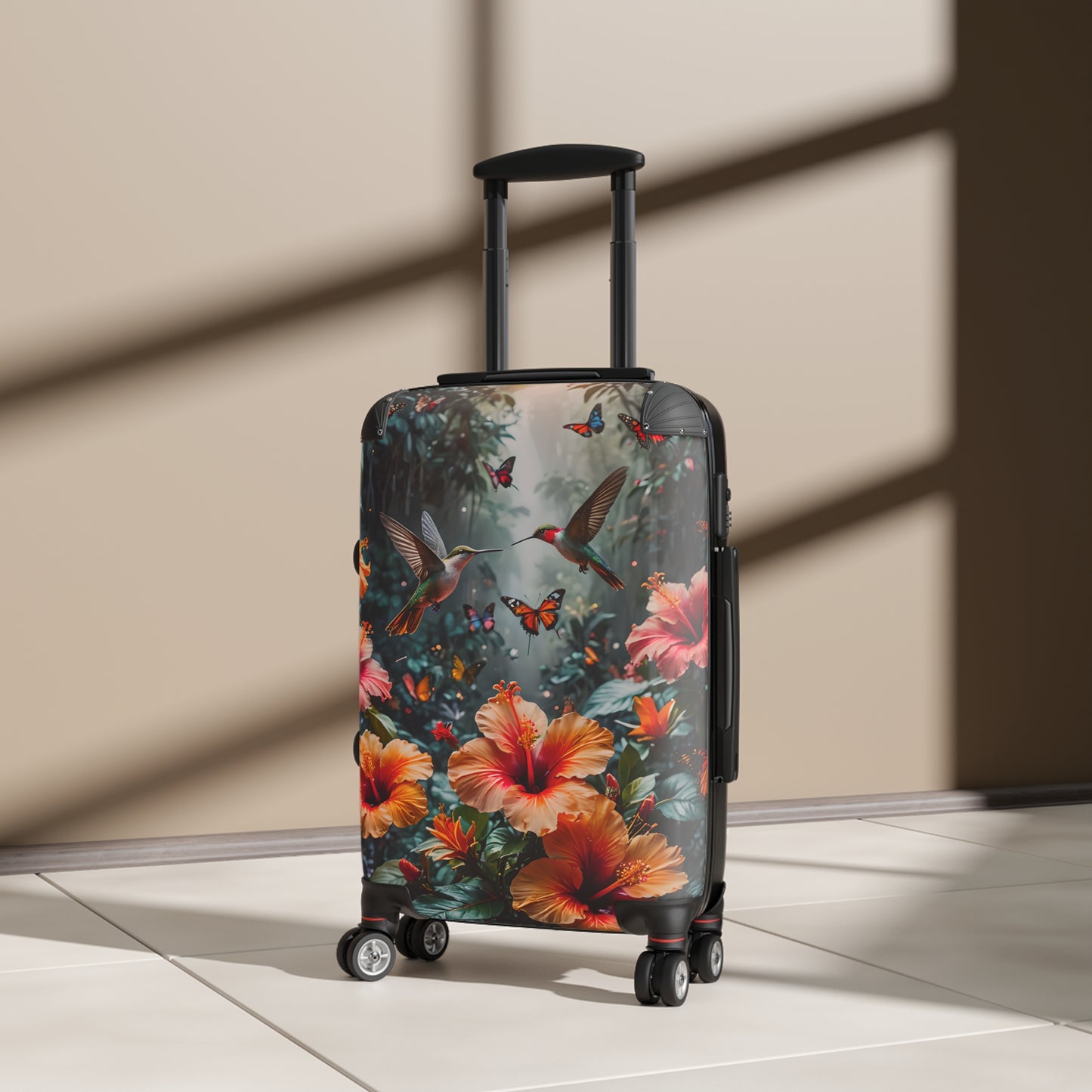 Hummingbird & Hibiscus Cabin Suitcase