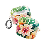 Hibiscus & Monstera AirPods Case