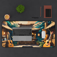 Island Tiki Bar Guitar Desk Mat