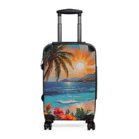 Tropical Sunset Cabin Suitcase
