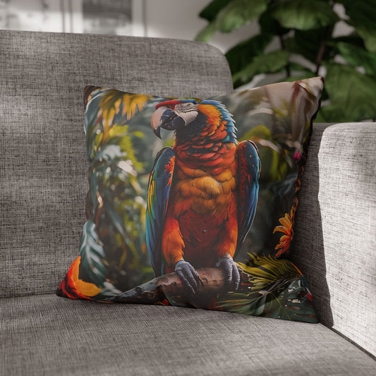 Tropical Macaw Decorative Pillowcase