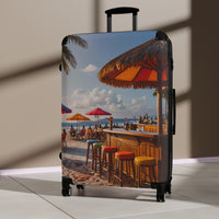 Sipping Beach Getaway Travel Suitcase