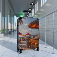 Sipping Beach Getaway Travel Suitcase