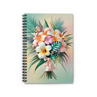 Tropical Floral Bouquet Spiral Notebook