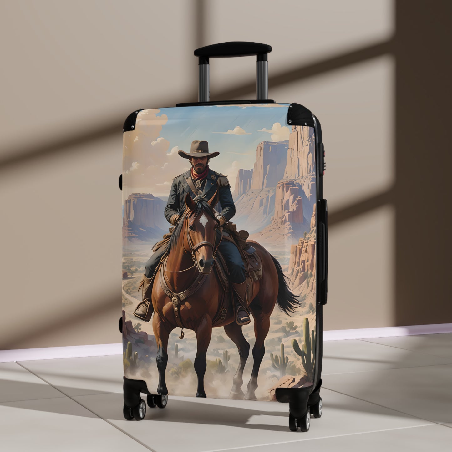 Old Western Travel Suitcase