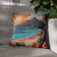 Summer Beach Vibes Pillow Cover
