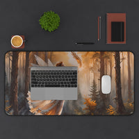 Enchanted Autumn Winged Fairy Desk Mat