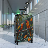 Tropical Parrot Cabin Suitcase