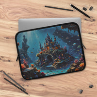 Whimsical Underwater Castle Laptop Sleeve