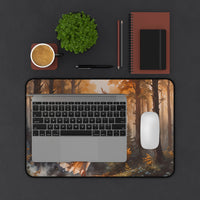 Enchanted Autumn Winged Fairy Desk Mat