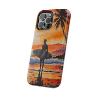Tropical Sunset Surf Magnetic Tough Phone Case