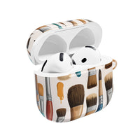 Artistic Paintbrush Pattern AirPods Case