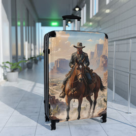 Old Western Travel Suitcase