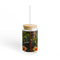 Wild Hibiscus Sipper Glass
