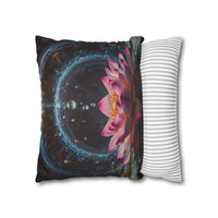Lotus Waterdrop Decorative Pillowcase