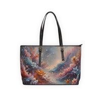 Floral Dreamscape PU Shoulder Bag