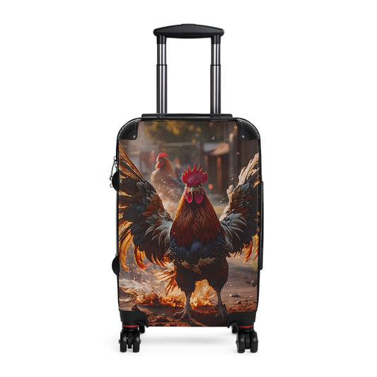 Rooster Farmyard Travel Suitcase