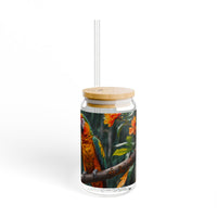 Tropical Macaw Sipper Glass