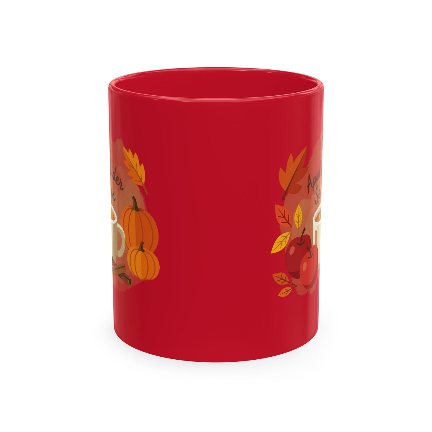 Hot Apple Cider Season Ceramic Mug