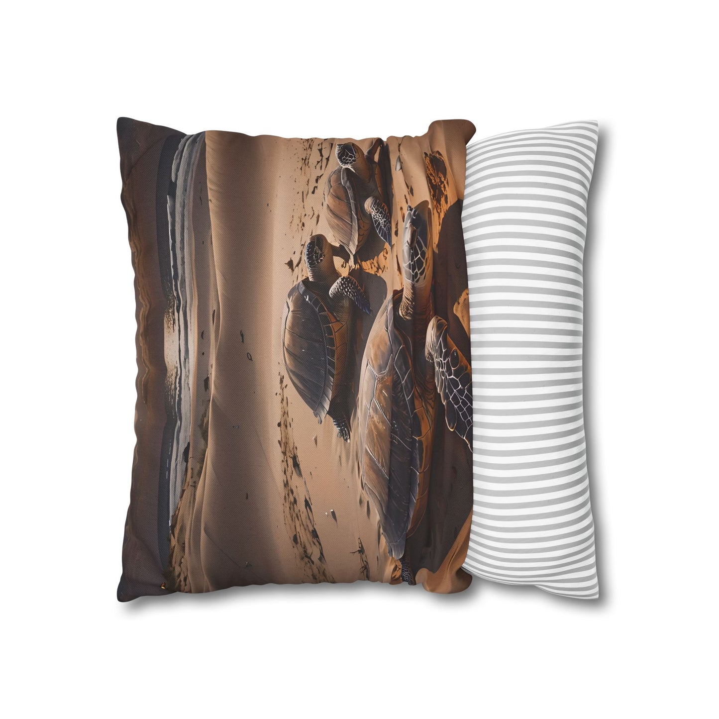 Sea Turtle on the Beach Pillowcase