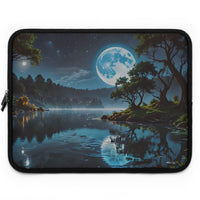 Serene Blue Moon Laptop Sleeve