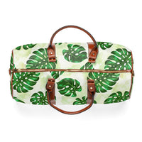 Tropical Monstera Waterproof Travel Bag