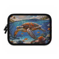 Tropical Sea Turtle Laptop Sleeve