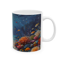 Underwater Coral Reef Ceramic Mug