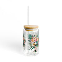 Tropical Bouquet Sipper Glass