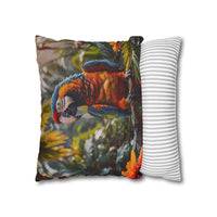 Tropical Macaw Decorative Pillowcase