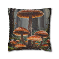 Mushroom Forest Decorative Pillowcase