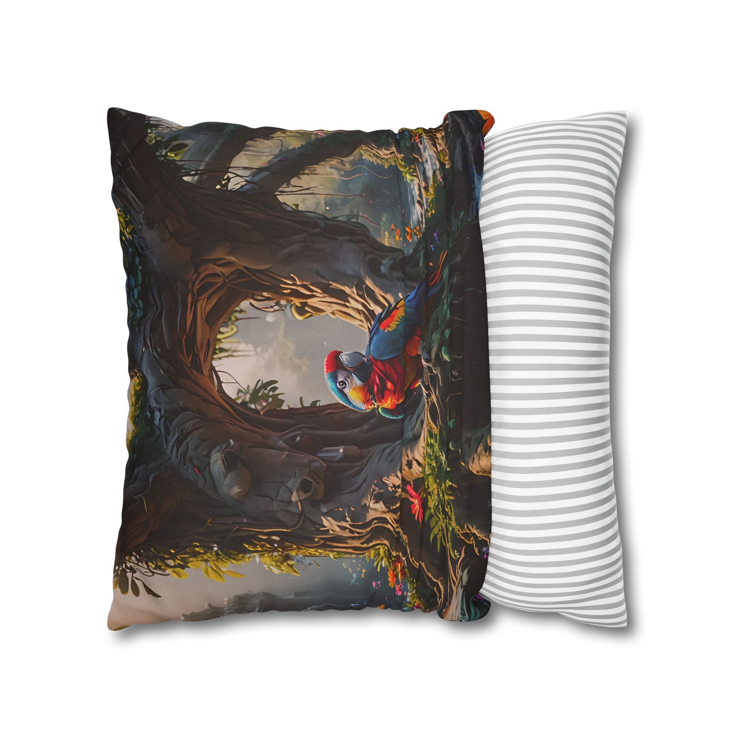 Tropical Paradise Parrot Pillowcase