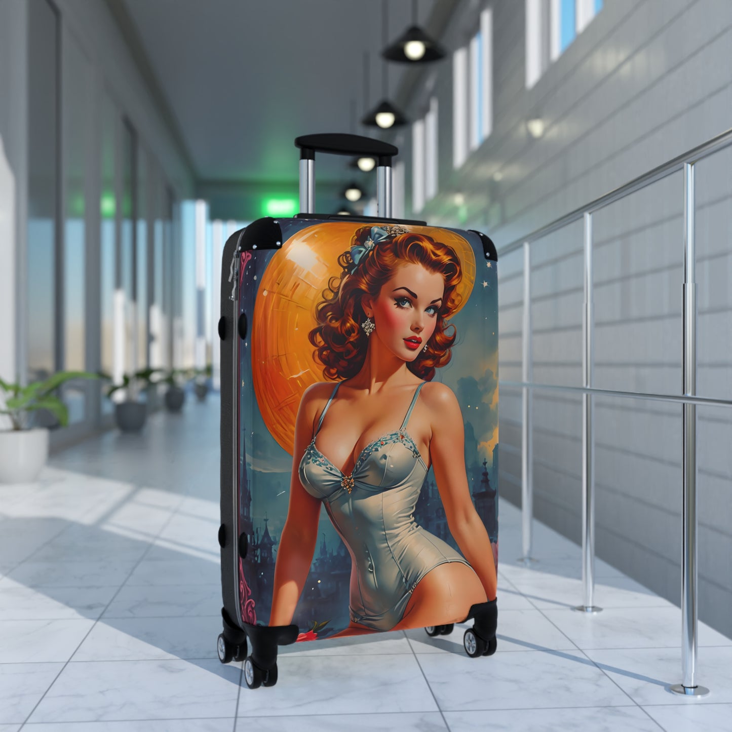 Retro Cabin Suitcase