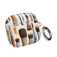 Artistic Paintbrush Pattern AirPods Case