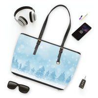 Winter Forest PU Leather Shoulder Bag