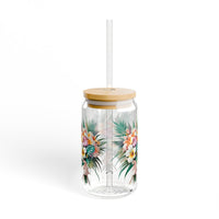 Tropical Bouquet Sipper Glass