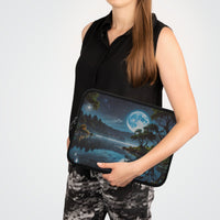 Serene Blue Moon Laptop Sleeve