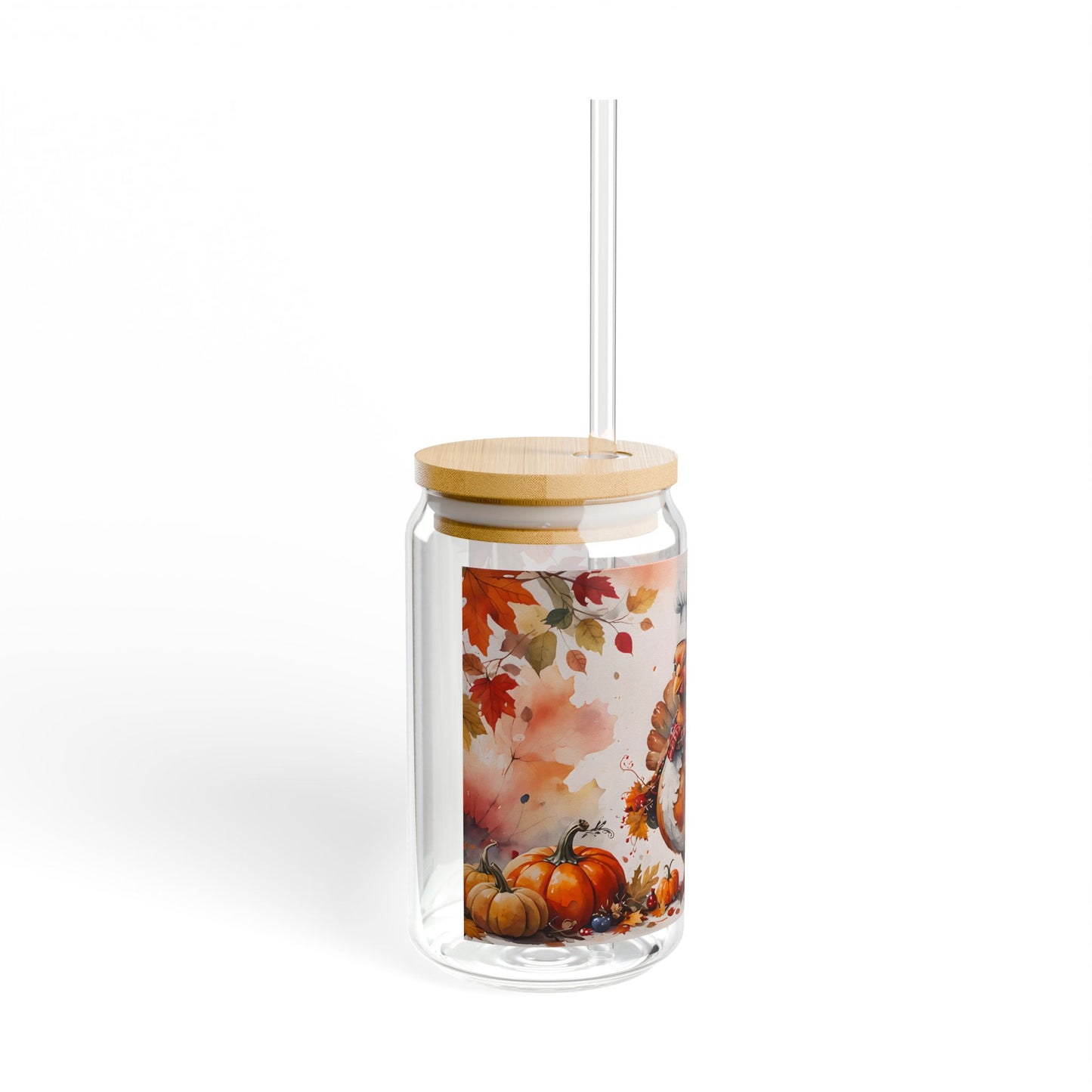 Thanksgiving Turkey Sipper Glass