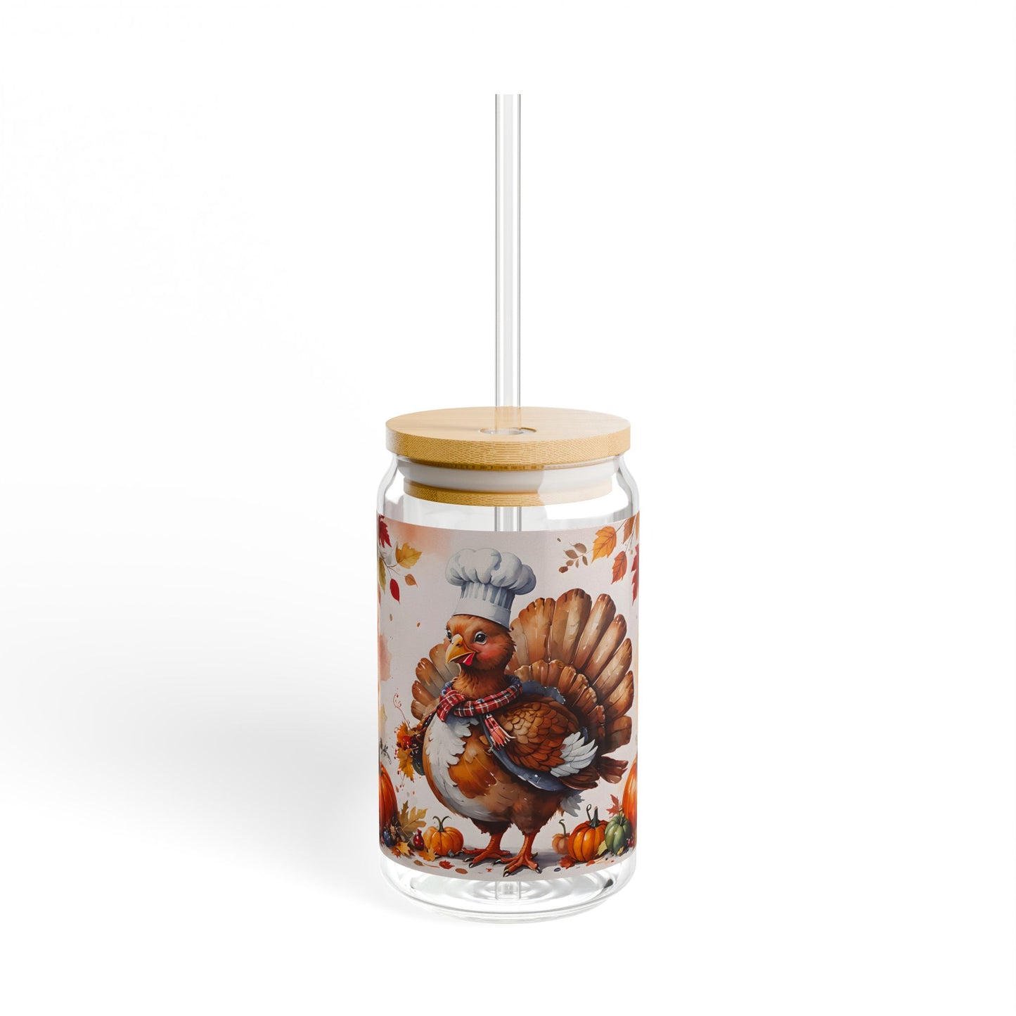 Thanksgiving Turkey Sipper Glass