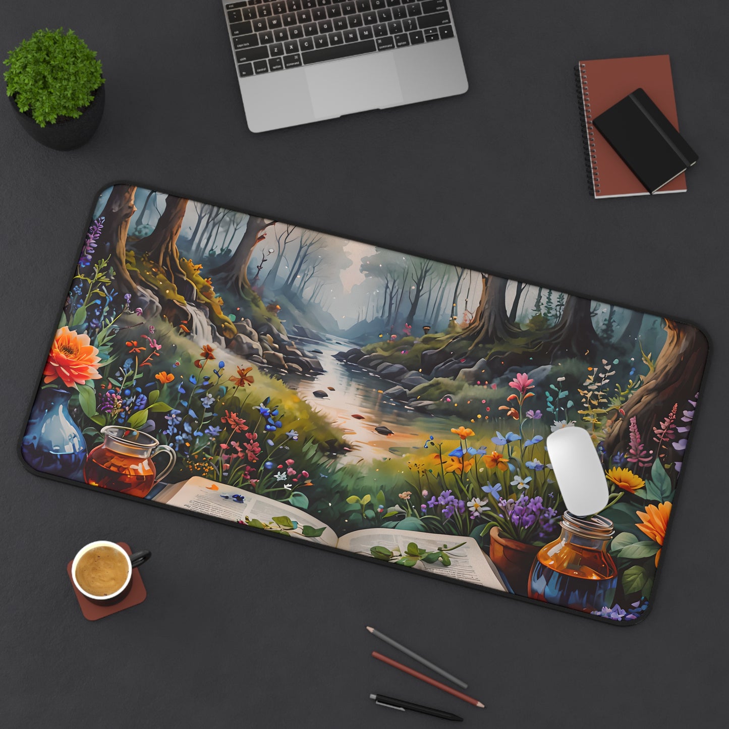 Peaceful Reading Desk Mat
