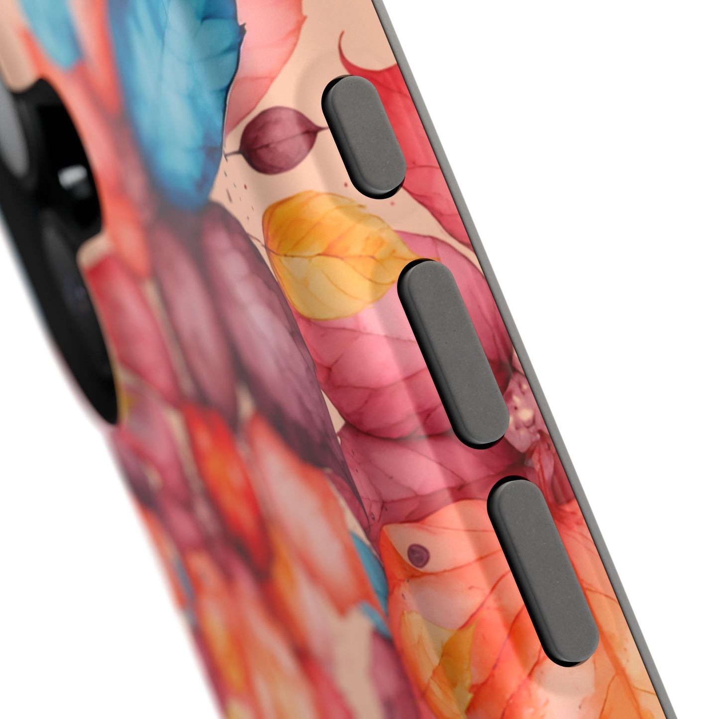 Watercolor Autumn Leaves Magnetic Phone Case
